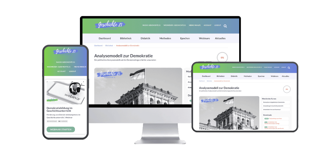 Akademie Geschichte 21 Kursbeispiele